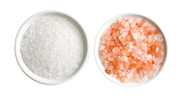 White and Pink Salt Bowls Transparent PNG