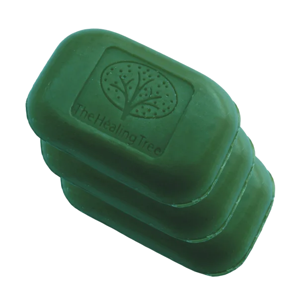 Green Soap Bars Stacked PNG Transparent Background