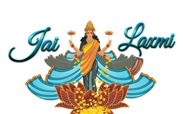 Jai Lakshmi Goddess PNG Transparent Background