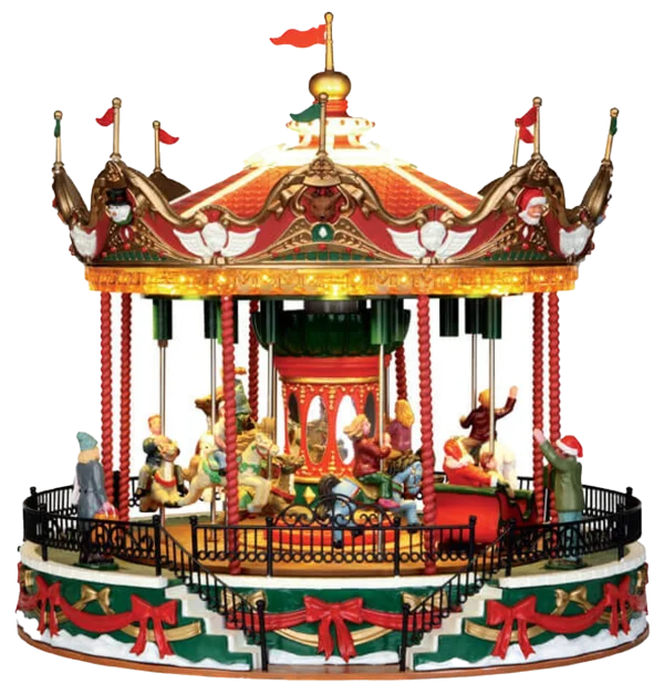 Christmas Carousel PNG Transparent Background