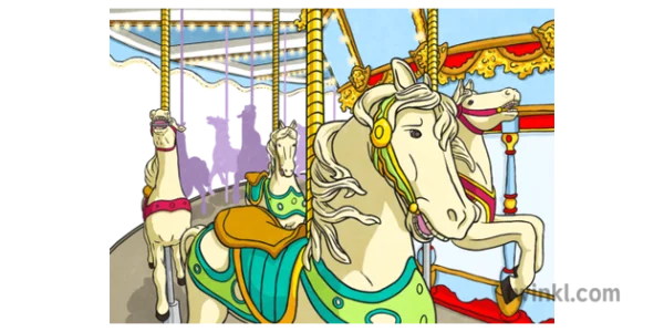 Carousel Horses Ride PNG Transparent