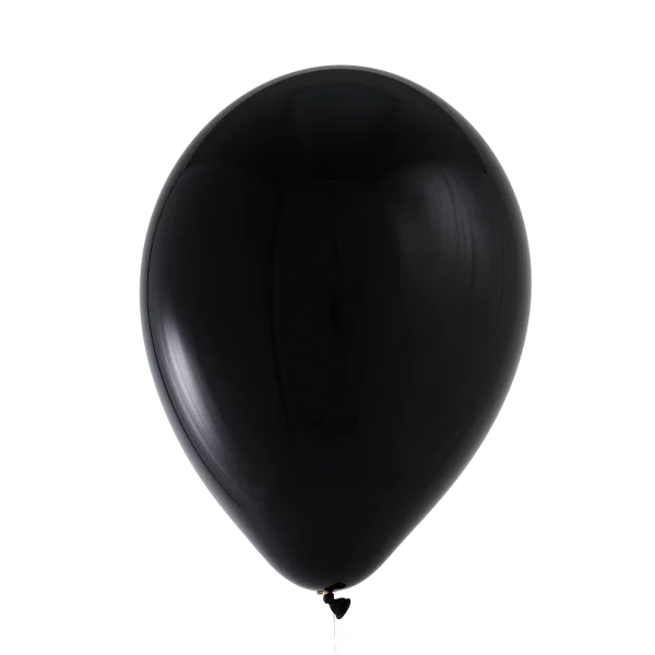 Black Balloon PNG Transparent Background