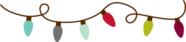 Colorful Christmas Lights PNG Transparent Background