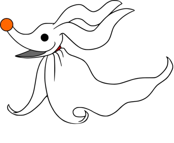 Zero Ghost Dog PNG Transparent Background