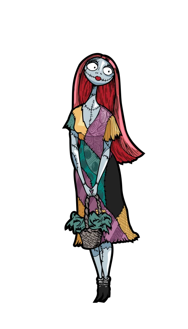 Sally from The Nightmare Before Christmas PNG Transparent