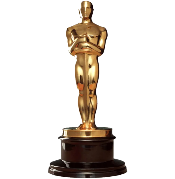 Oscar Award Statue PNG Transparent Background