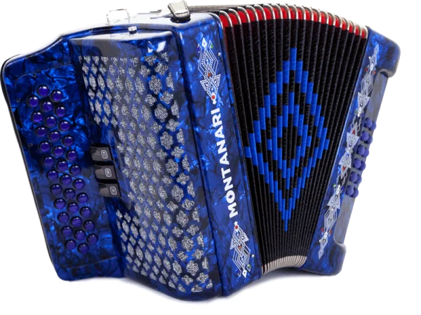 Blue Montanari Accordion Transparent PNG