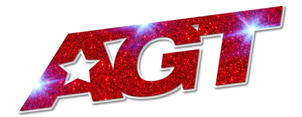 AGT Logo Red Glitter Transparent PNG