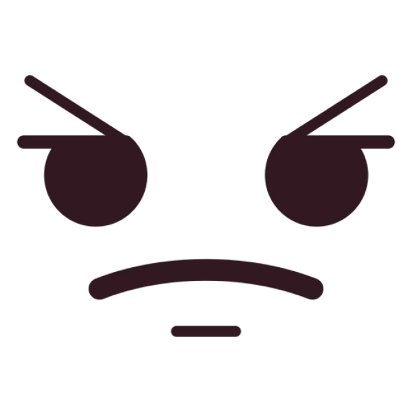 Angry Emoji Face Transparent PNG