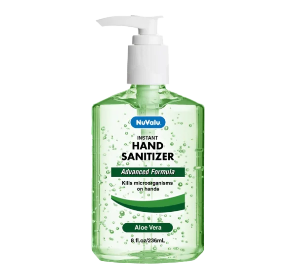 NuValu Hand Sanitizer Bottle PNG Transparent Background