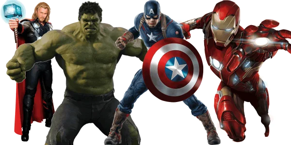 Avengers Superheroes Transparent PNG