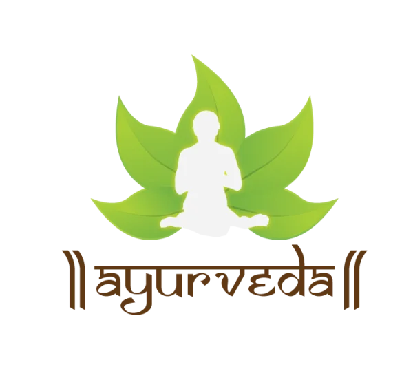 Ayurveda Yoga Meditation Logo PNG Transparent Background