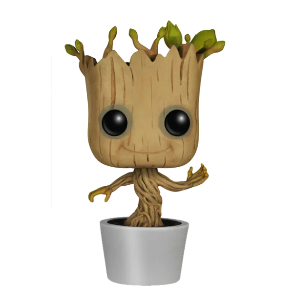 Baby Groot Funko Pop Figurine PNG