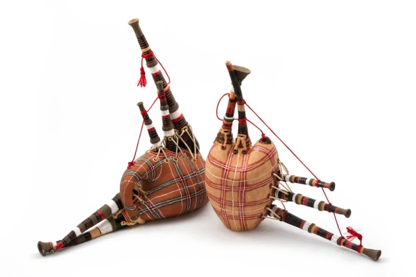 Traditional Scottish Bagpipes PNG Transparent Background