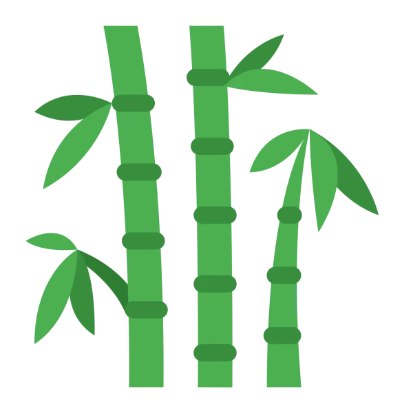 Green Bamboo Stalks PNG Transparent