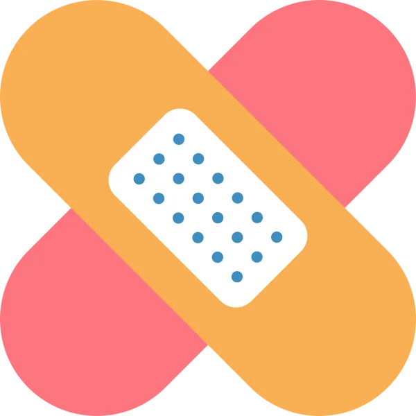 Band-Aids Crossed Icon PNG Transparent