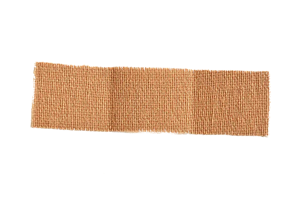 Rough Burlap Fabric Strip PNG Transparent