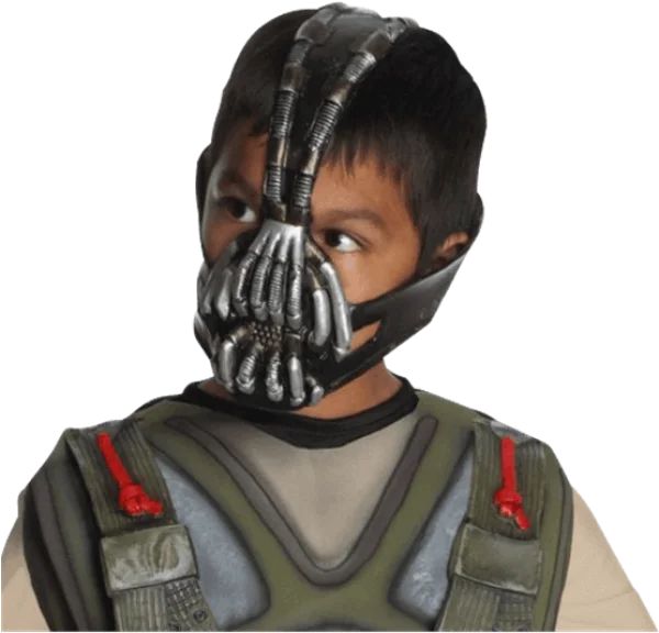 Bane Mask Kids Costume PNG Transparent Background