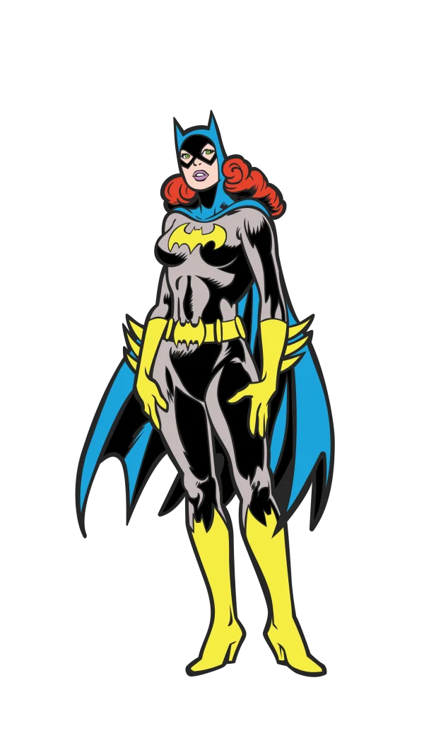 Classic Batgirl Comic Book Character PNG