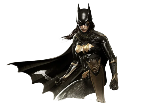 Batgirl Superhero Character PNG Transparent