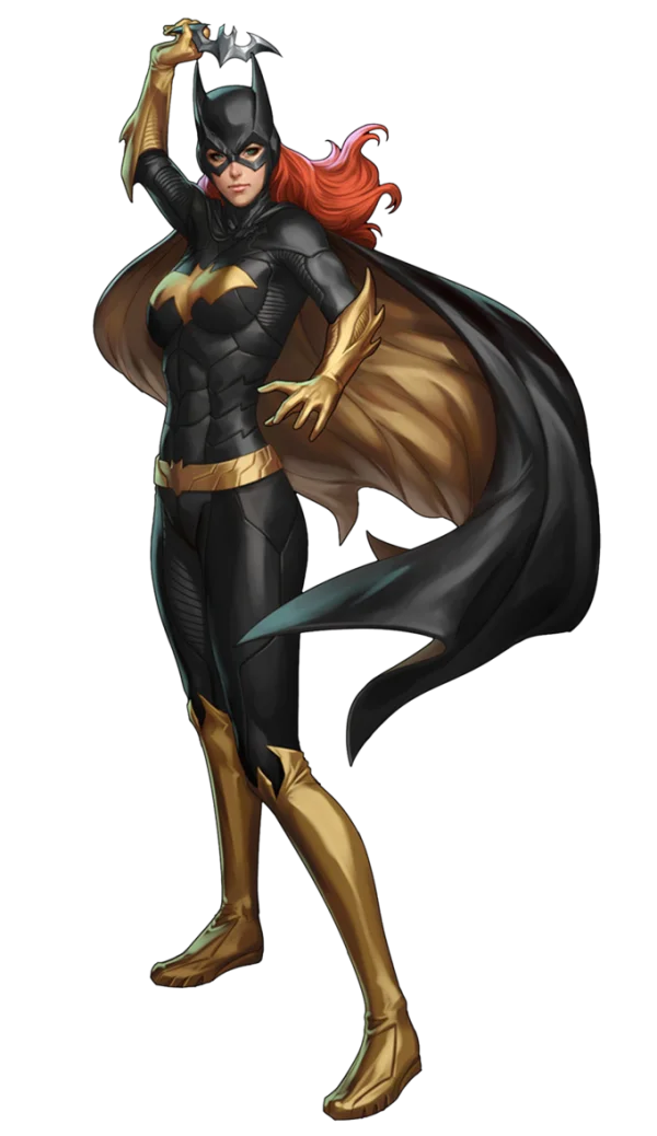 Batgirl Superhero Character PNG Transparent Background