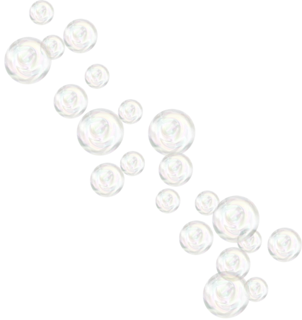 Iridescent Bubbles PNG Transparent Background
