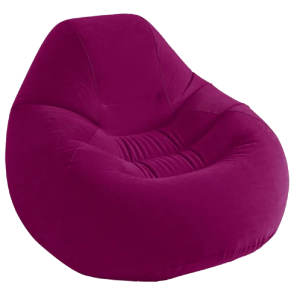 Purple Bean Bag Chair PNG Transparent Background