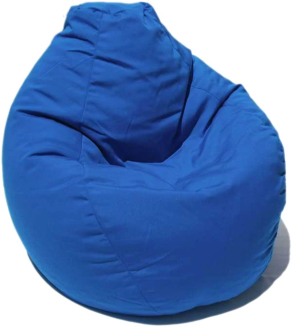 Blue Bean Bag Chair PNG Transparent Background