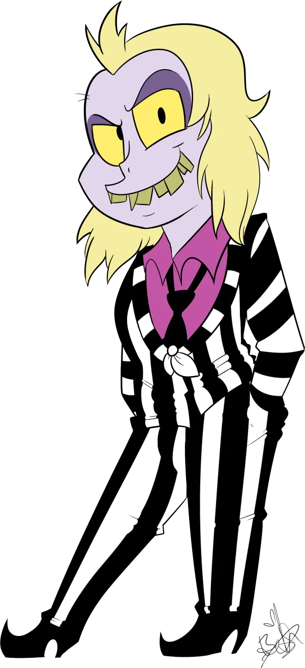Beetlejuice Cartoon Character PNG Transparent Background
