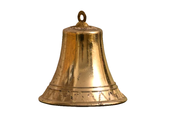 Golden Bell PNG Transparent Background