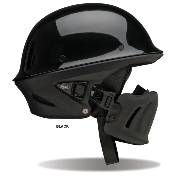 Black Bell Motorcycle Half Helmet PNG