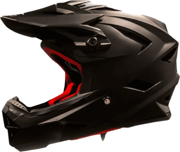 Black Motocross Helmet PNG Transparent Background