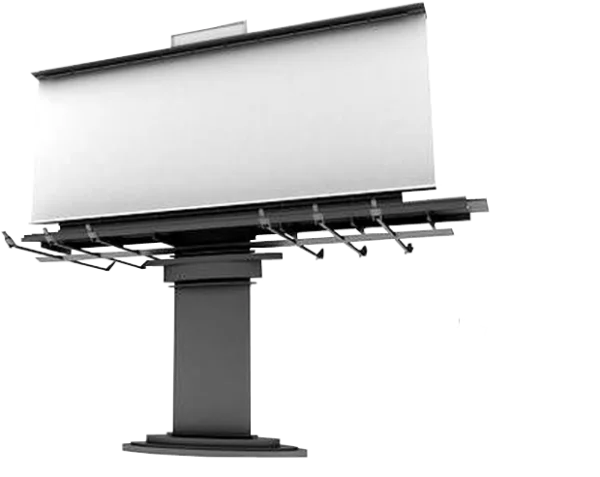 Blank Advertising Billboard PNG Transparent