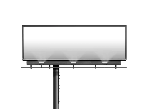 Blank Billboard with Lights Transparent PNG