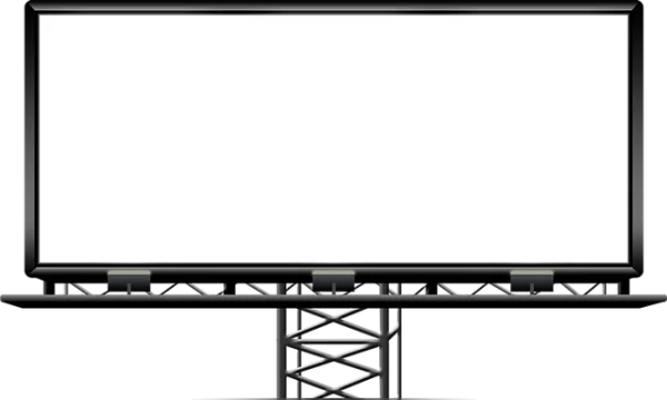 Billboard Display Frame PNG Transparent Background