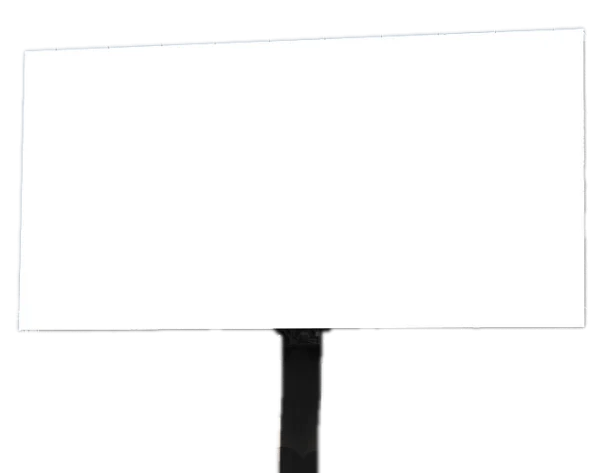 Blank White Billboard PNG Transparent Background