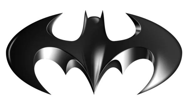 Metallic Batman Logo PNG Transparent Background