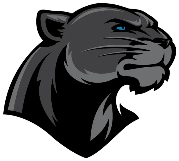Black Panther Head Logo PNG Transparent