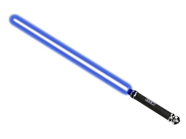 Blue Lightsaber PNG Transparent Background