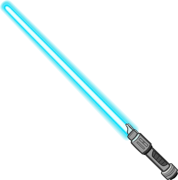 Blue Lightsaber Transparent Background