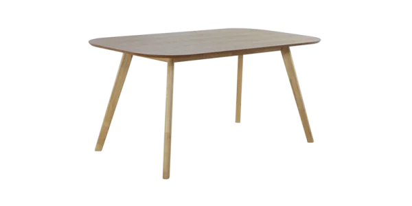 Modern Wooden Dining Table PNG Transparent Background