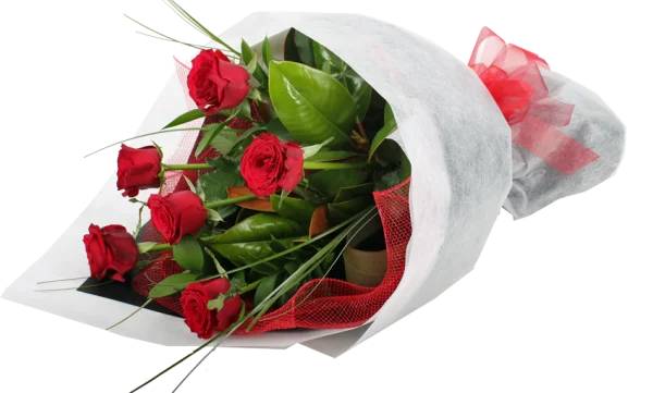 Red Rose Bouquet PNG Transparent Background