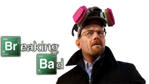 Walter White Breaking Bad Logo PNG Transparent Background