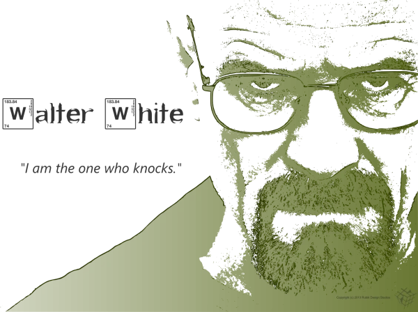 Walter White Breaking Bad 'I Am The One Who Knocks' PNG