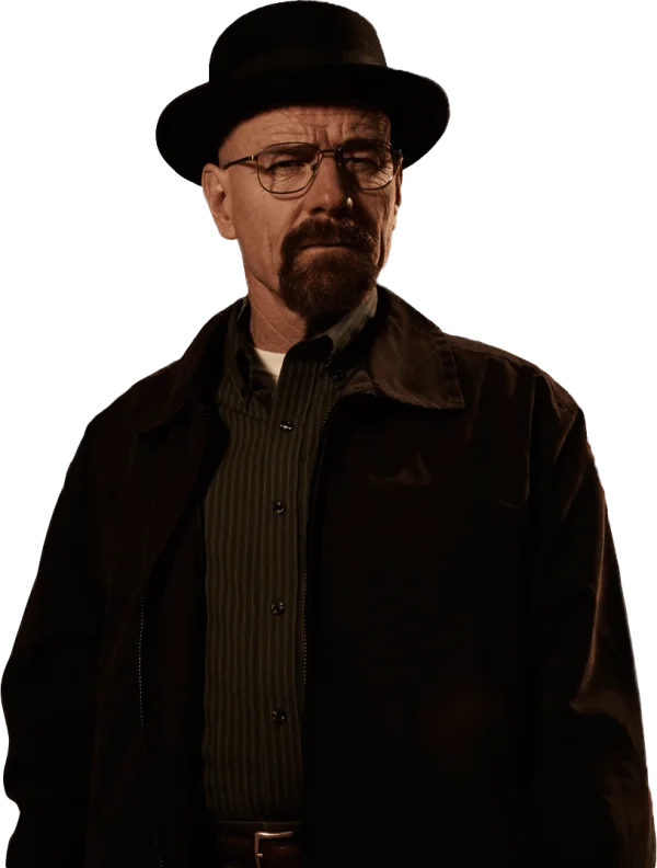 Walter White Heisenberg PNG Transparent Cutout