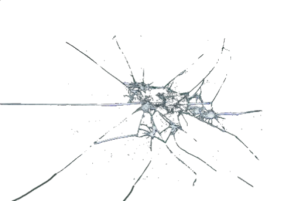 Cracked Glass Texture Overlay PNG