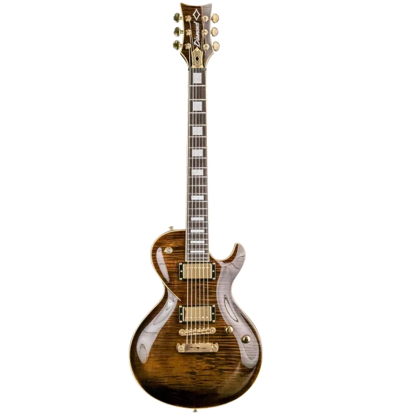 Brown Electric Guitar PNG Transparent Background