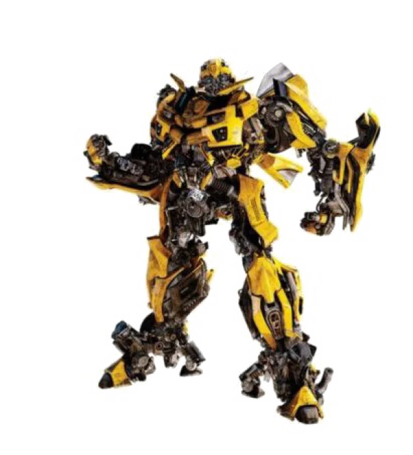 Bumblebee Transformer Robot PNG Transparent Background