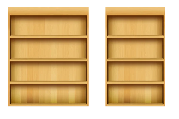 Wooden Bookshelf PNG Transparent Background
