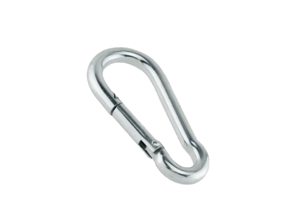 Metal Carabiner PNG Transparent Background